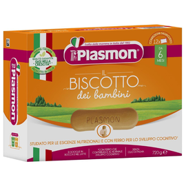 Biscuiti pentru copii PLASMON, 6+ luni, 720 g