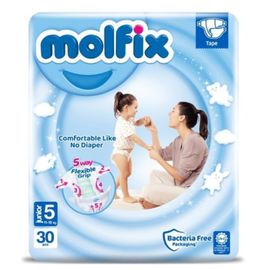 Scutece pentru copii MOLFIX Junior №5, 11-18 kg, 30 buc 