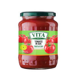 Tomate in sucul lor 680g VITA