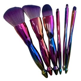 Set pensule pentru machiaj MUB106, 6 buc