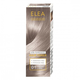 Balsam nuantator ELEA Hair Toner, 01 - argintiu mat, 100 ml