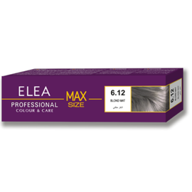Краска для волос ELEA Max Size, 6.12 - матовый блонд, 100 мл