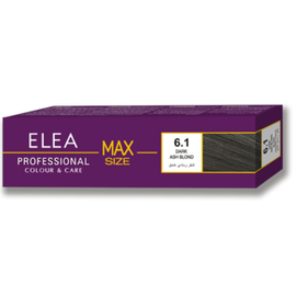 Краска для волос ELEA Max Size, 6.1 - тёмно-русый пепельный, 100 мл