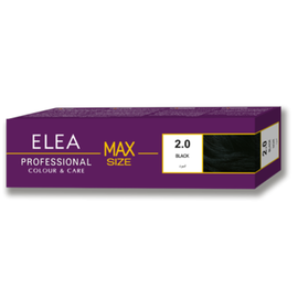 Vopsea pentru par ELEA Max Size, 2.0 - negru, 100 ml
