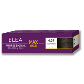 Vopsea pentru par ELEA Max Size, 4.37 - catifea maro, 100 ml