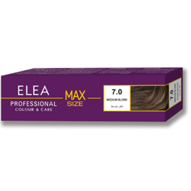 Vopsea pentru par ELEA Max Size, 7.0 - castaniu, 100 ml