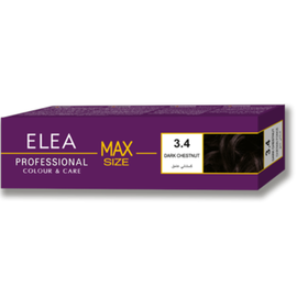 Vopsea pentru par ELEA Max Size, 3.4 - castana inchisa, 100 ml