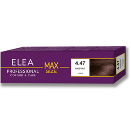 Vopsea pentru par ELEA Max Size, 4.47 - castaniu, 100 ml