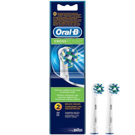 Насадки для электрической зубной щётки ORAL-B Cross Action, белый, 2 шт