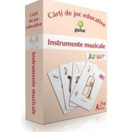 Carti de joc educative. Instrumente muzicale