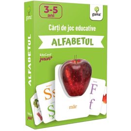 Carti de joc educative. Alfabetul. EduCard Junior+