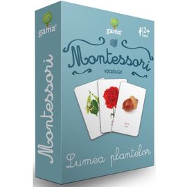 Carti de joc Montessori. Lumea plantelor. Vocabular