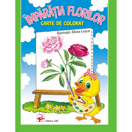 Carte de colorat. Imparatia florilor
