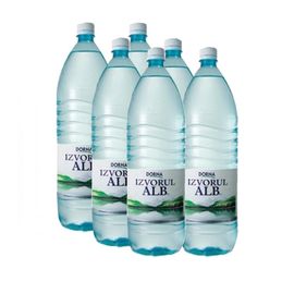 Упаковка IZVORUL ALB вода минеральная, негазированная, 1.5л, 6шт.
