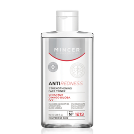 Tonic pentru fata MINCERl Anti Redness 1213, cu efect de intarire, 150 ml