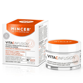 Crema pentru fata MINCER VitaC Infusion 601, hidratanta, 50 ml