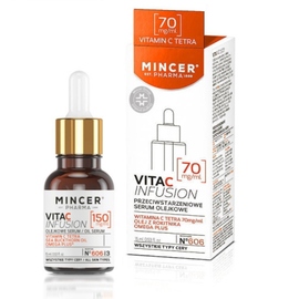Ser pentru fata MINCER VitaC Infusion 606, anti-imbatrinire, 15 ml