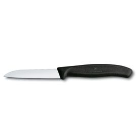 Нож VICTORINOX Swiss Classic, paring, 8cm straight, black, 6.7403