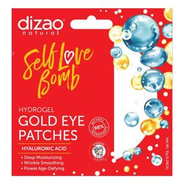 Hydrogel gold eye patches DIZAO 100% acid hialic, 8 g