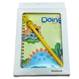 Дневник цветной, с ручкой NS-045