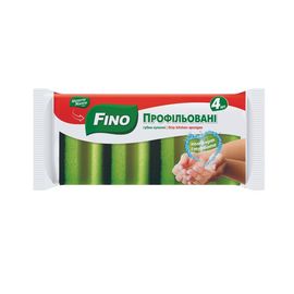 Губки кухонные FINO Профиль, 4 шт    