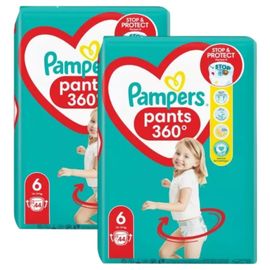Набор подгузников для детей PAMPERS Pants Large № 6, 14-19 кг, 2 x 44 шт