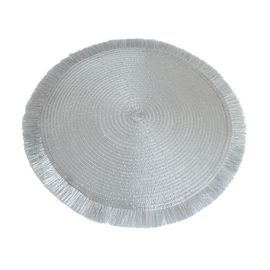 Подставка под тарелку CASA MASA Rings, серебряный, 38 см