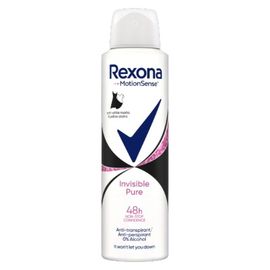Antiperspirant-spray REXONA Deo Invisible Pure, 150 ml