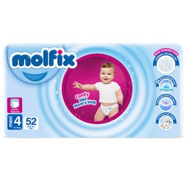 Chilotei pentru copii MOLFIX №4 3D Maxi, 9-14 kg, 52 buc