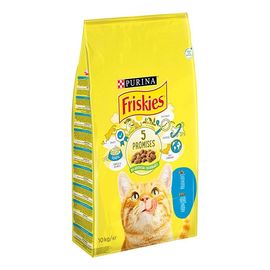 Корм сухой для кошек FRISKIES Лосось+Овощи, 10кг