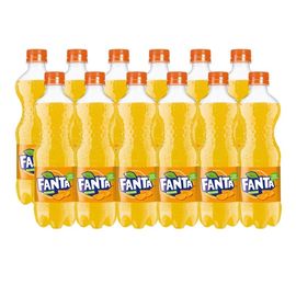 Упаковка FANTA PORTOCALE Напиток газированный, 500мл, 12шт