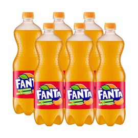 Упаковка FANTA Mandarin, Напиток газированный, 1025мл, 6шт
