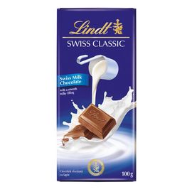 Шоколад LINDT Swiss Classic, молочный, 100 г