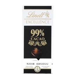 Ciocolata LINDT Excellence, neagra 99%, 50 g