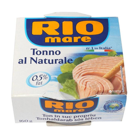 Тунец RIO Mare Tonno al Naturale, в собственном соку, 160 г