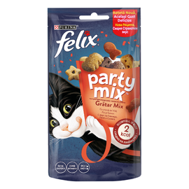 Delicatese pentru pisici Felix Party Mix, mixed grill, 60 g