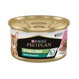 Hrana umeda pentru pisici PRO PLAN Sterilised (ton,somon), 85 gr
