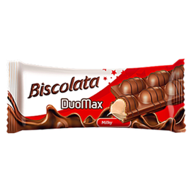 Шоколадный батончик Biscolata DuoMax, молочный, 44 г