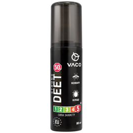 Spray impotriva tintarilor, capuselor si musacilor VACO STRONG DEET 50%, 80 ml