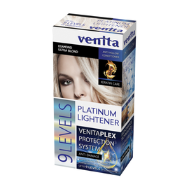 Осветлитель для волос VENITA Plex Platinum Lightener 9 Levels, diamond ultra blond, 125 мл