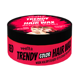 Воск для укладки волос VENITA Trendy Color, красный, 75 г