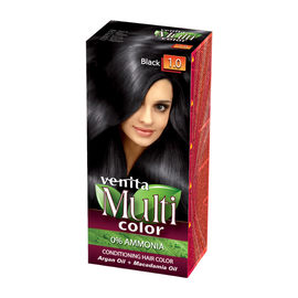 Краска для волос VENITA MultiColor, черный 1.0, 100 мл