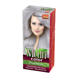 Краска для волос VENITA MultiColor, пепельный блонд 10.01, 100 мл