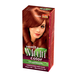 Краска для волос VENITA MultiColor, медный 6.46, 100 мл