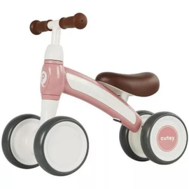 Bicicleta fara pedale QPLAY Cutey Pastel Pink