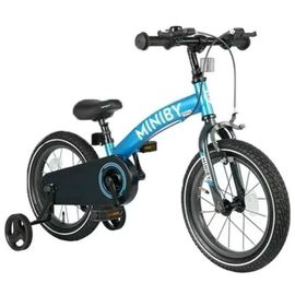 Bicicleta pentru copii QPLAY Miniby 3 in1 14 Blue