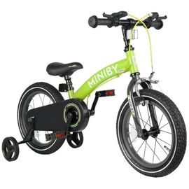 Bicicleta pentru copii QPLAY Miniby 3 in1 14 Green