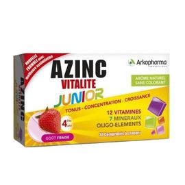 Витамины AZINC Junior, Клубника, 26 г, N30