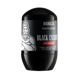 Deodorant BIOBAZA BLACK ENERGY, paciuli si menta, 50 ml