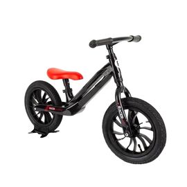Bicicleta de alergare QPLAY Racer Black/Red, fara pedale